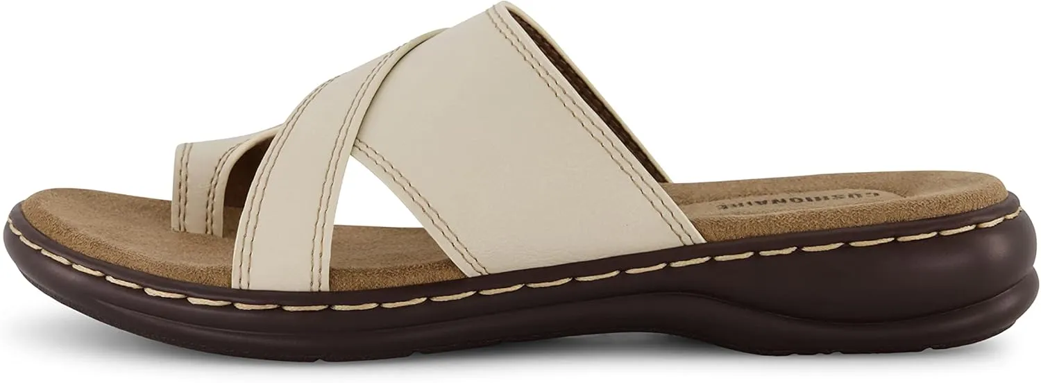 CUSHIONAIRE Women's Blare comfort sandal  Comfort Foam
