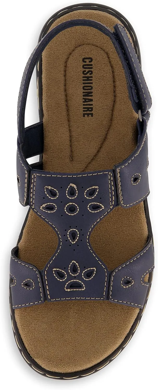 CUSHIONAIRE Women's Briar comfort sandal  Comfort Foam