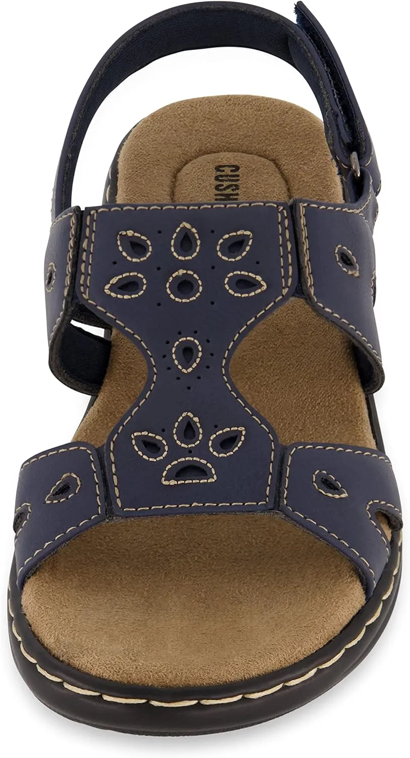 CUSHIONAIRE Women's Briar comfort sandal  Comfort Foam