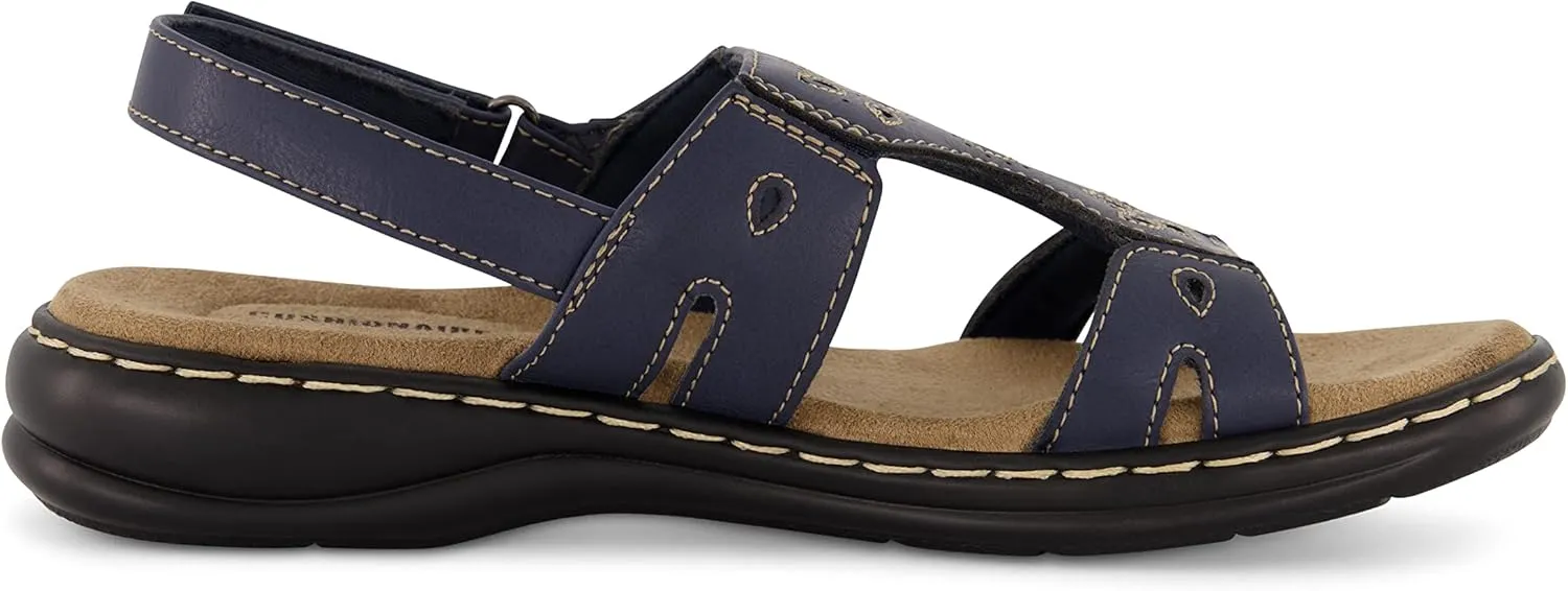 CUSHIONAIRE Women's Briar comfort sandal  Comfort Foam