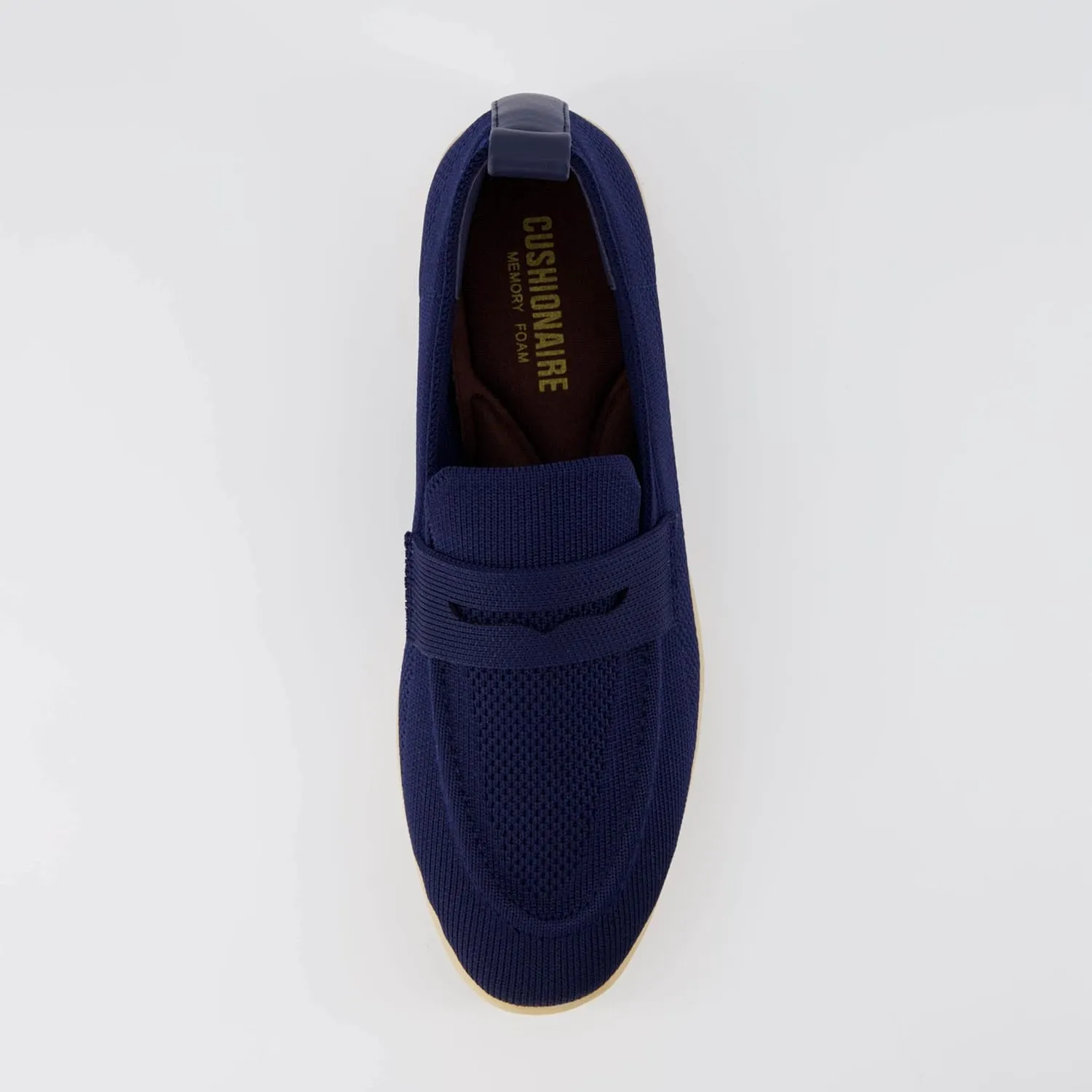 CUSHIONAIRE Women's Jupiter Knit Loafer with  Memory Foam and Wide Widths Available