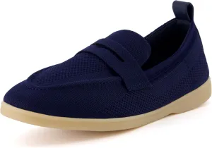CUSHIONAIRE Women's Jupiter Knit Loafer with  Memory Foam and Wide Widths Available
