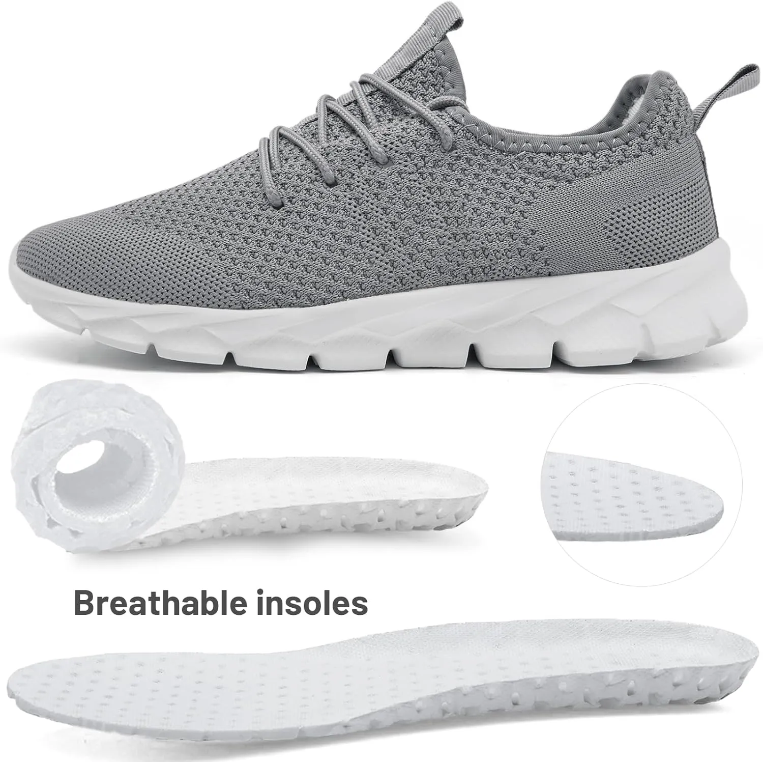 Damyuan Running Shoes for Women Men Sneakers Slip on Walking Shoes Lightweight Tennis Breathable Comfor Womentable Gym Non Slip Workout Casual Unisex Shoes
