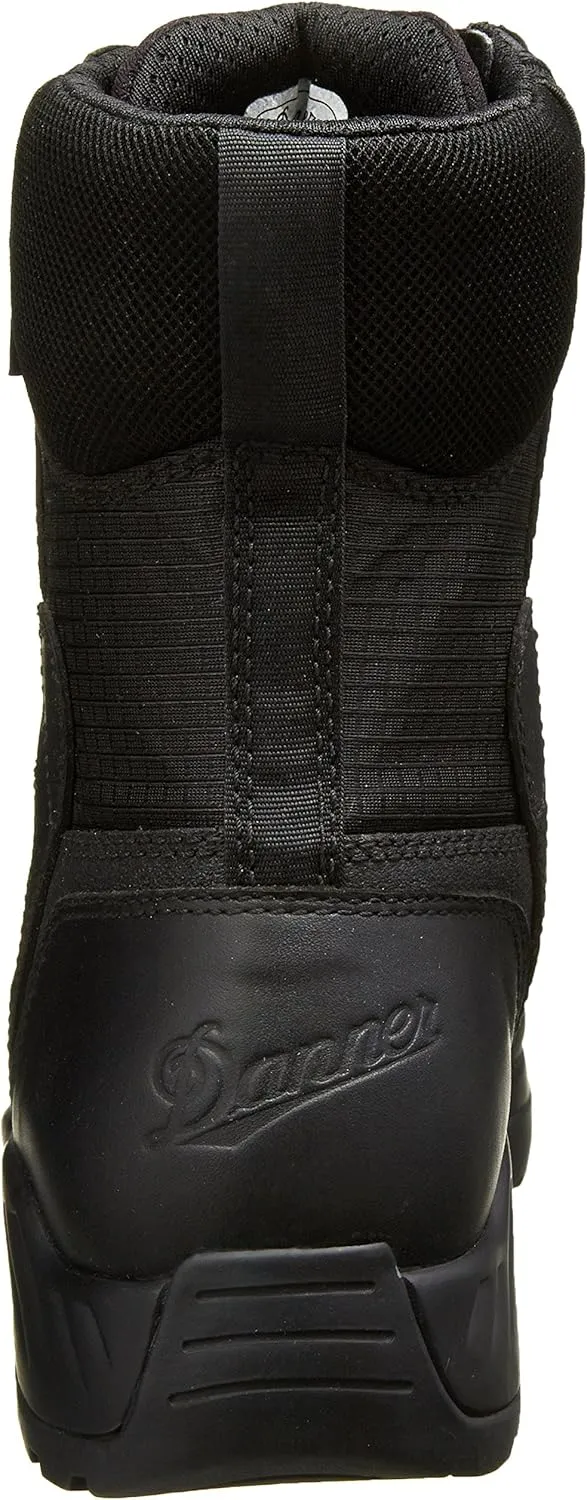Danner Kinetic 8" Waterproof Tactical Boots for Men - Polishable Full-Grain Leather and Ripstop Nylon, Dual-Density Footbed & Slip-Resistant Outsole