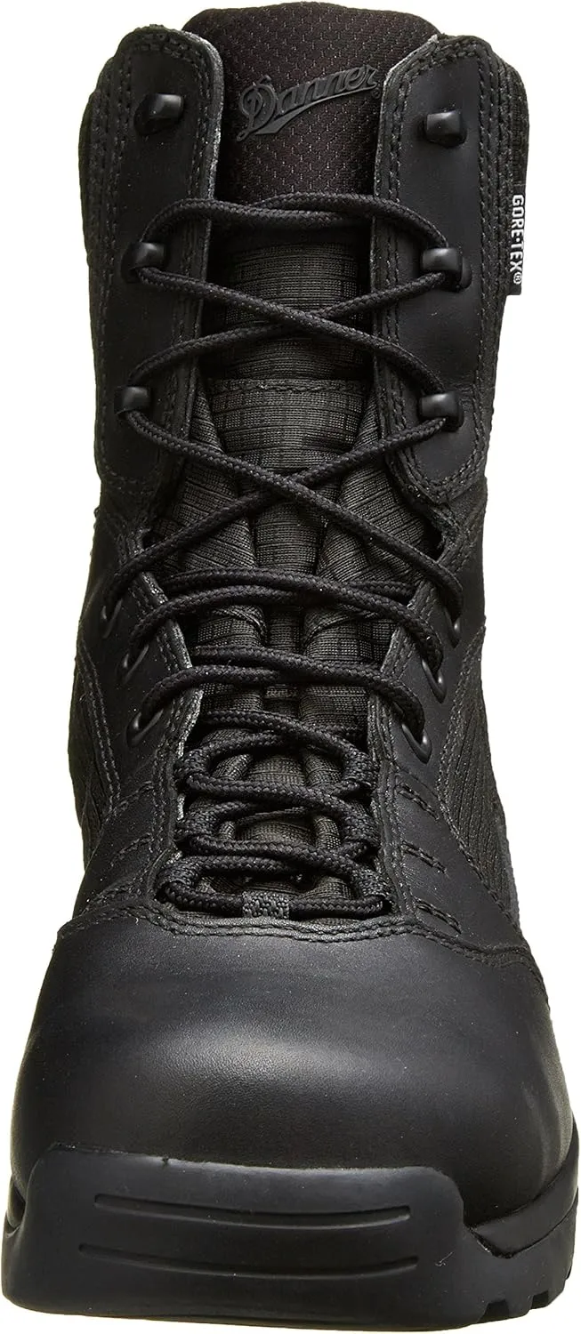 Danner Kinetic 8" Waterproof Tactical Boots for Men - Polishable Full-Grain Leather and Ripstop Nylon, Dual-Density Footbed & Slip-Resistant Outsole