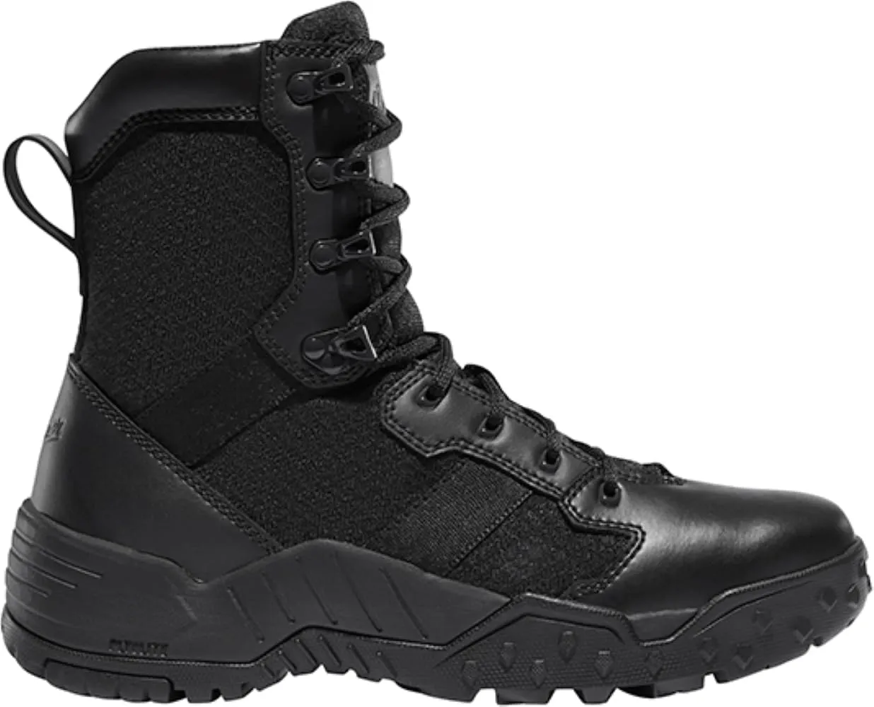 Danner Scorch 8" Side-Zip Tactical Boots for Men - Leather and Textile with Breathable Mesh Lining, Comfort Footbed, and Traction Outsole