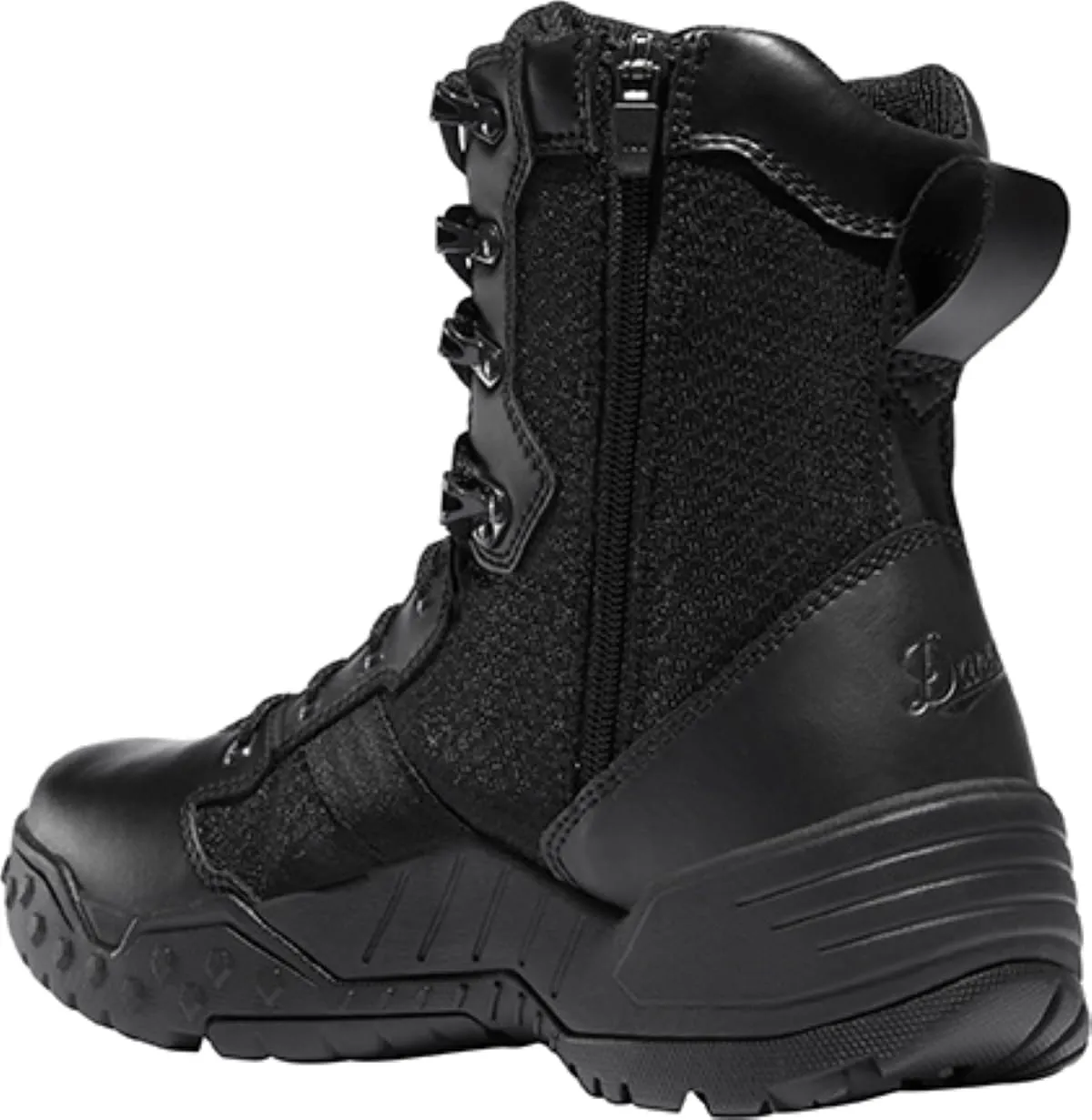 Danner Scorch 8" Side-Zip Tactical Boots for Men - Leather and Textile with Breathable Mesh Lining, Comfort Footbed, and Traction Outsole