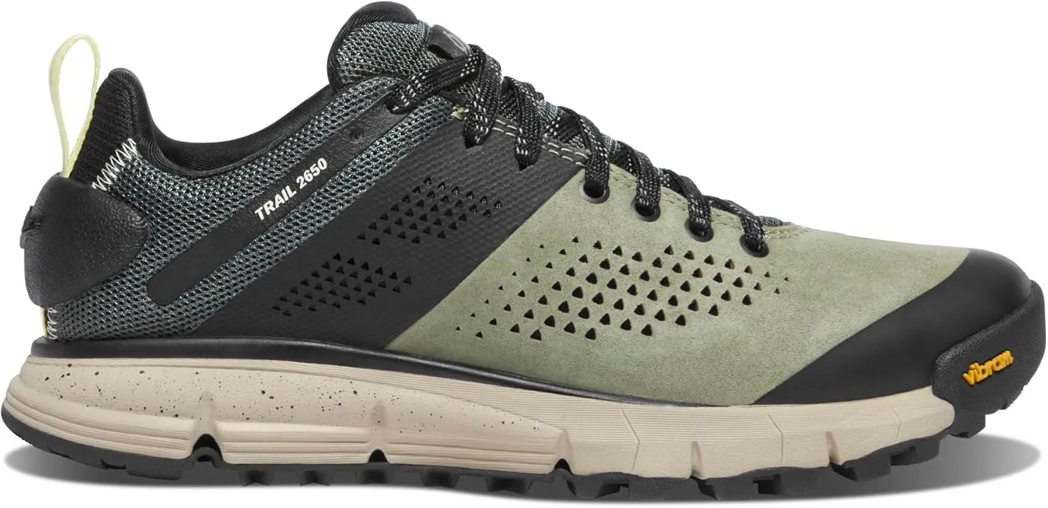 Danner Trail 2650 3” Hiking Shoes for Women - Durable Suede & Textile Upper with Breathable Mesh Lining, Ortholite Footbed & Vibram Traction Outsole