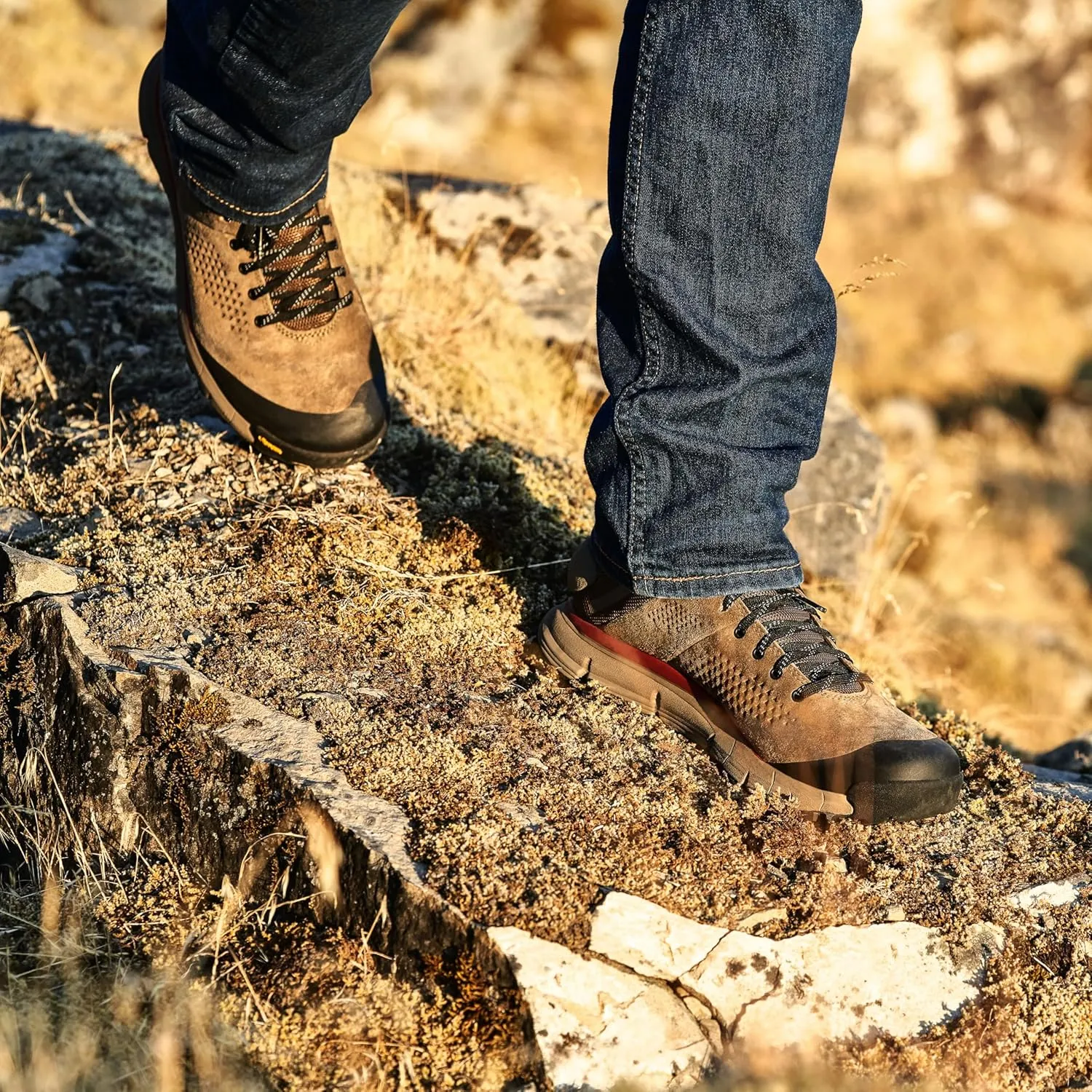 Danner Trail 2650 Gore-Tex Mid 4" Waterproof Hiking Shoes for Men - Suede and Textile Upper with Comfort Footbed, EXO Heel System & Traction Outsole
