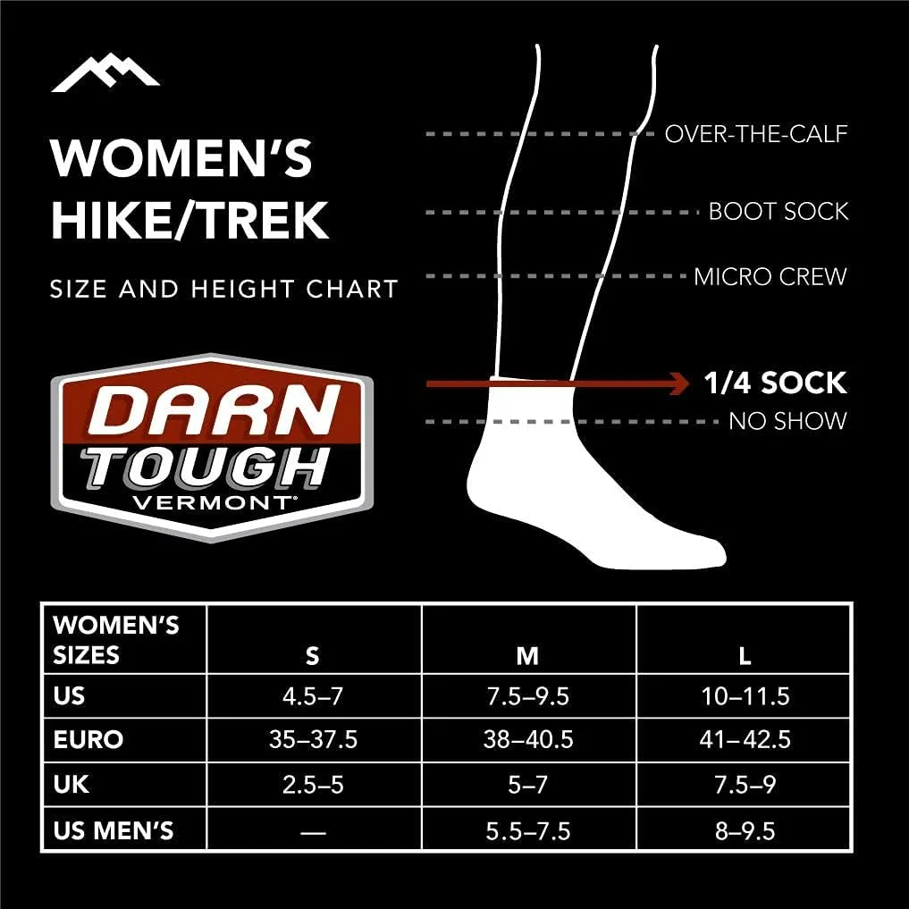 DARN TOUGH Women's Hiker Hike/Trek Sock (Style 1958)