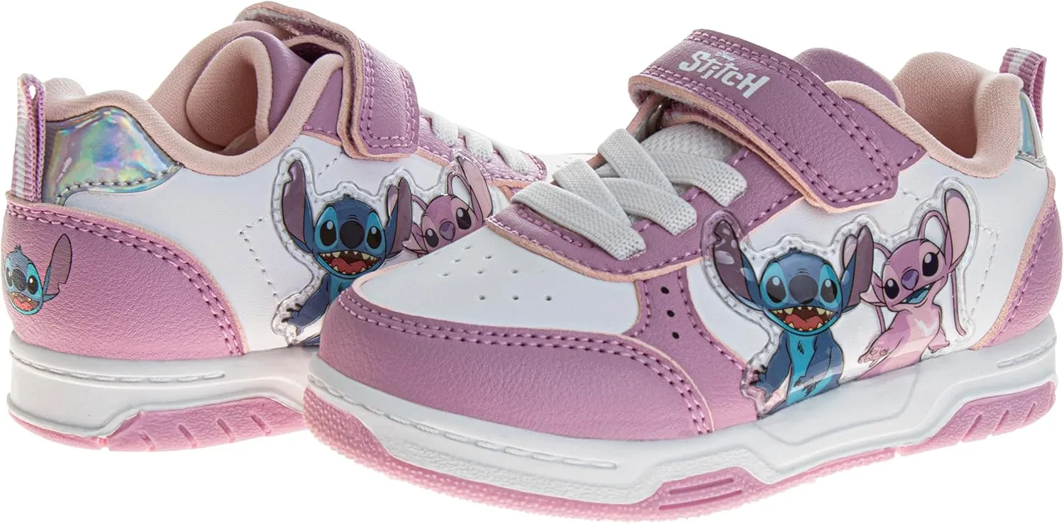 Disney Lilo & Stitch Sneakers Lace Up Lightweight Breathable - Stitch Shoes for Girls and Women (Sizes 11-4 Kids /5-10 Adults)