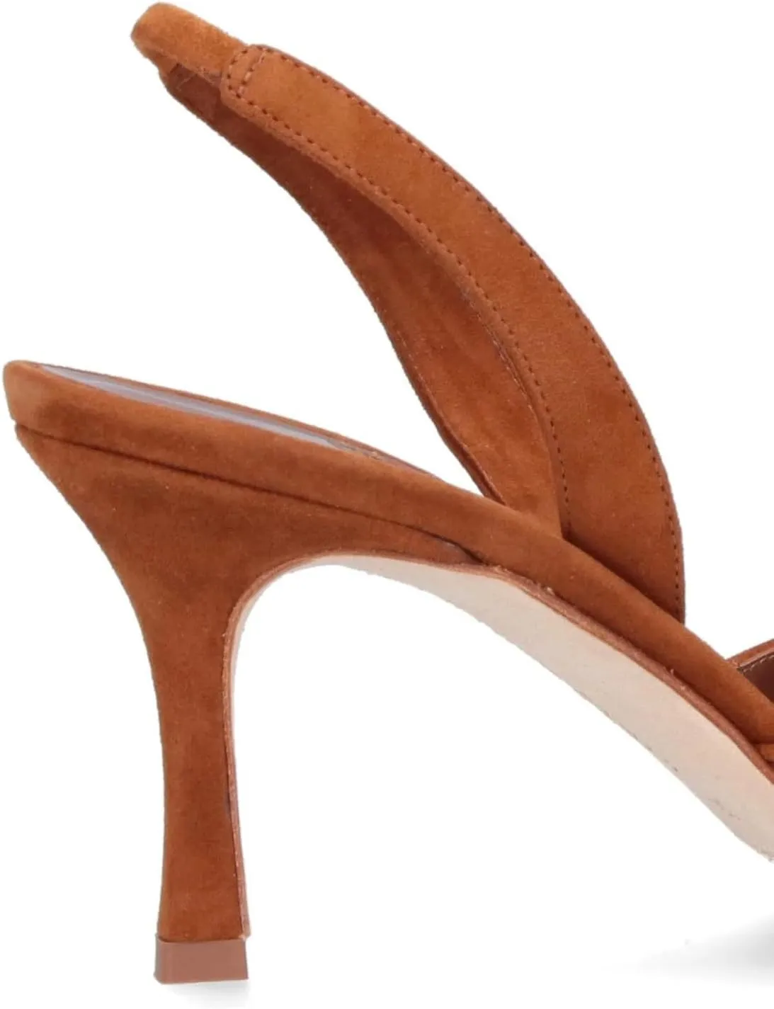 Divanne Slingback Pumps, Women's Pointed Toe Stiletto Pumps Buckle High Heeled Sandals Office Lady Casual Party Wedding Shoes