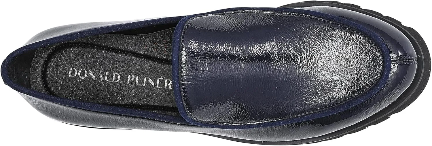 Donald Pliner Women's Eclipse Dress Loafers, Slip-On Shoes, Comfortable Flats for Everyday Walk