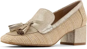 Donald Pliner Women's Kressida Dress Loafers, 2" Block Heels for Women, Slip-On Heels for Women