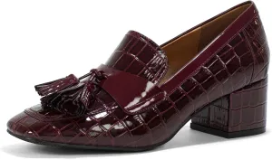 Donald Pliner Women's Kressida Dress Loafers, 2" Block Heels for Women, Slip-On Heels for Women
