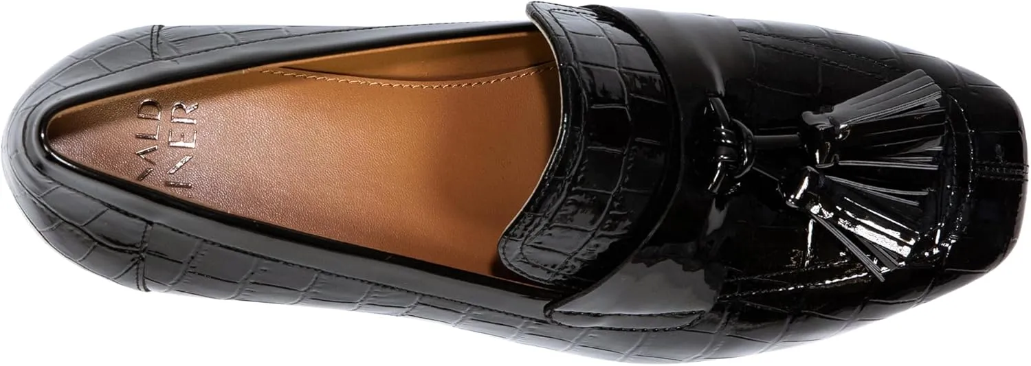 Donald Pliner Women's Kressida Dress Loafers, 2" Block Heels for Women, Slip-On Heels for Women