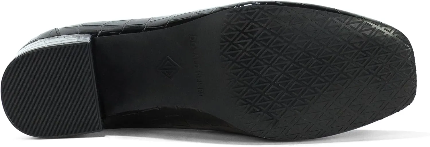 Donald Pliner Women's Kressida Dress Loafers, 2" Block Heels for Women, Slip-On Heels for Women