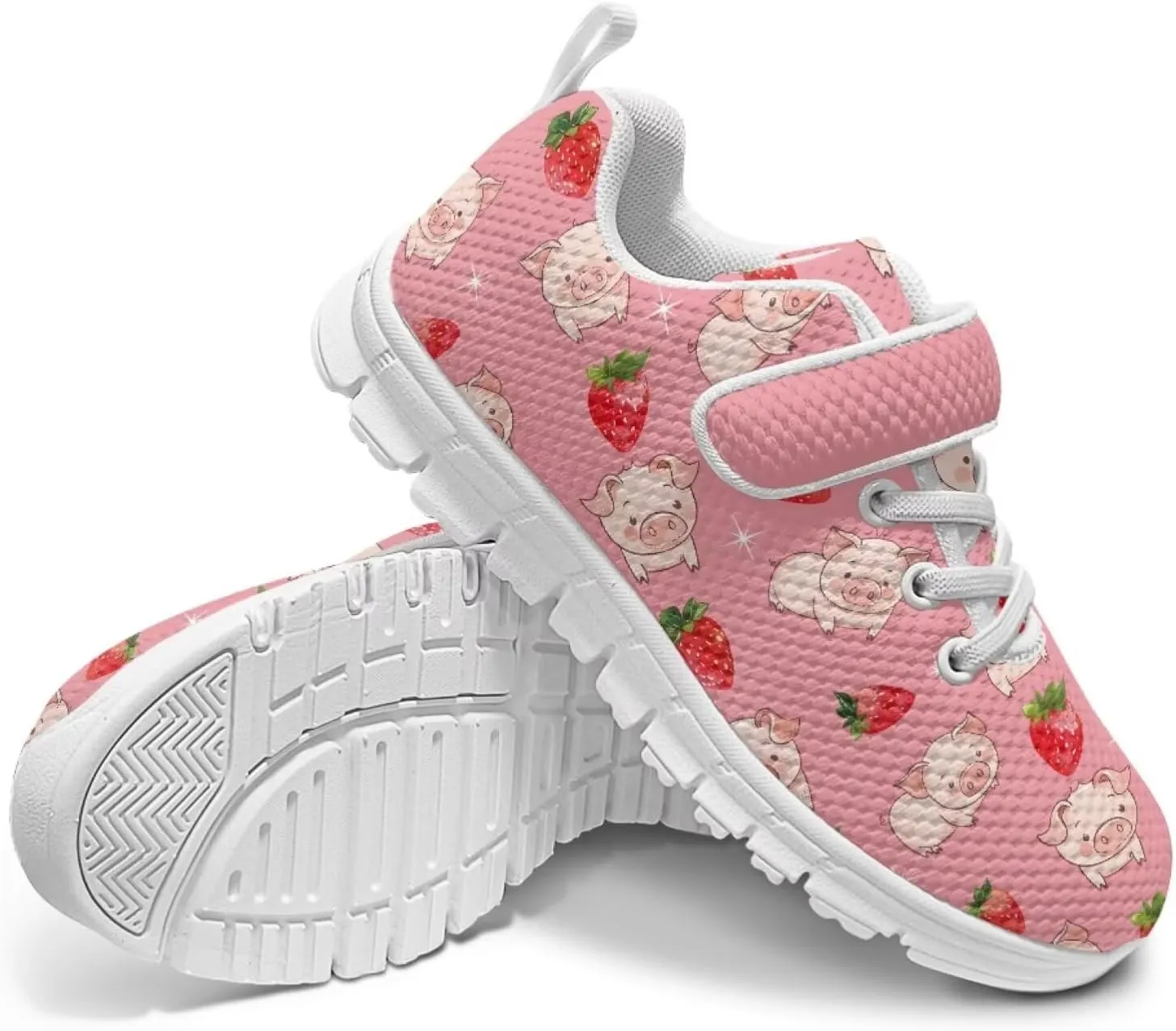 Doojoayie Slip On Shoes for Girls Tennis Shoes Wide Width Sneakers White Sole