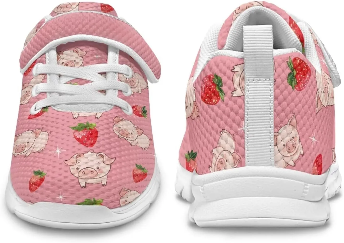 Doojoayie Slip On Shoes for Girls Tennis Shoes Wide Width Sneakers White Sole