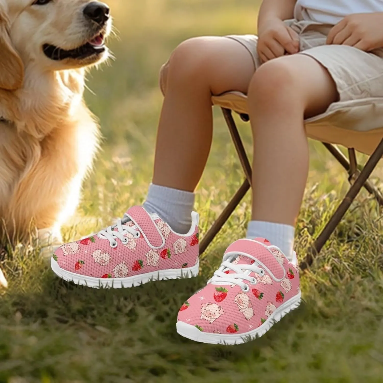 Doojoayie Slip On Shoes for Girls Tennis Shoes Wide Width Sneakers White Sole
