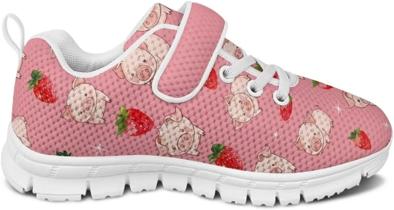 Doojoayie Slip On Shoes for Girls Tennis Shoes Wide Width Sneakers White Sole