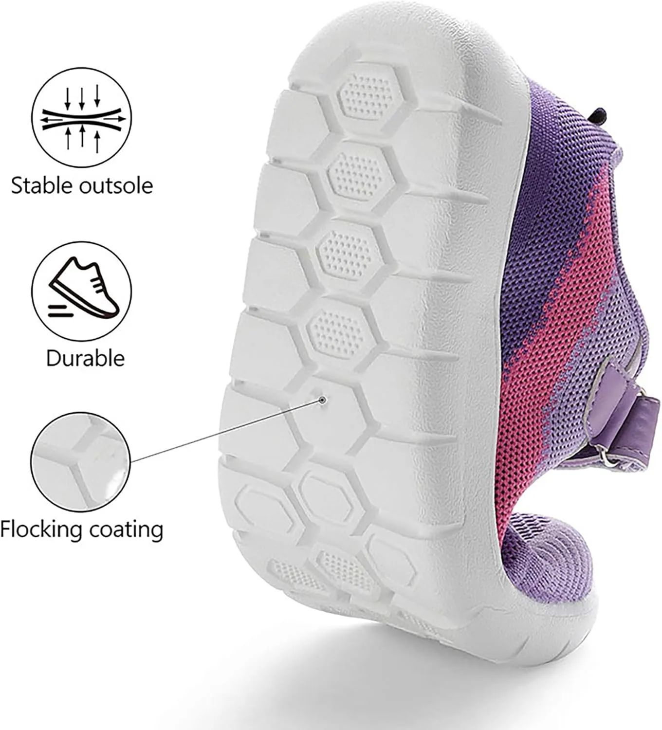 DREAM PAIRS Boys Girls Shoes Kids Tennis EZ-Ons MagicZips Athletic Running Walking Barefoot Zero Drop Sneakers