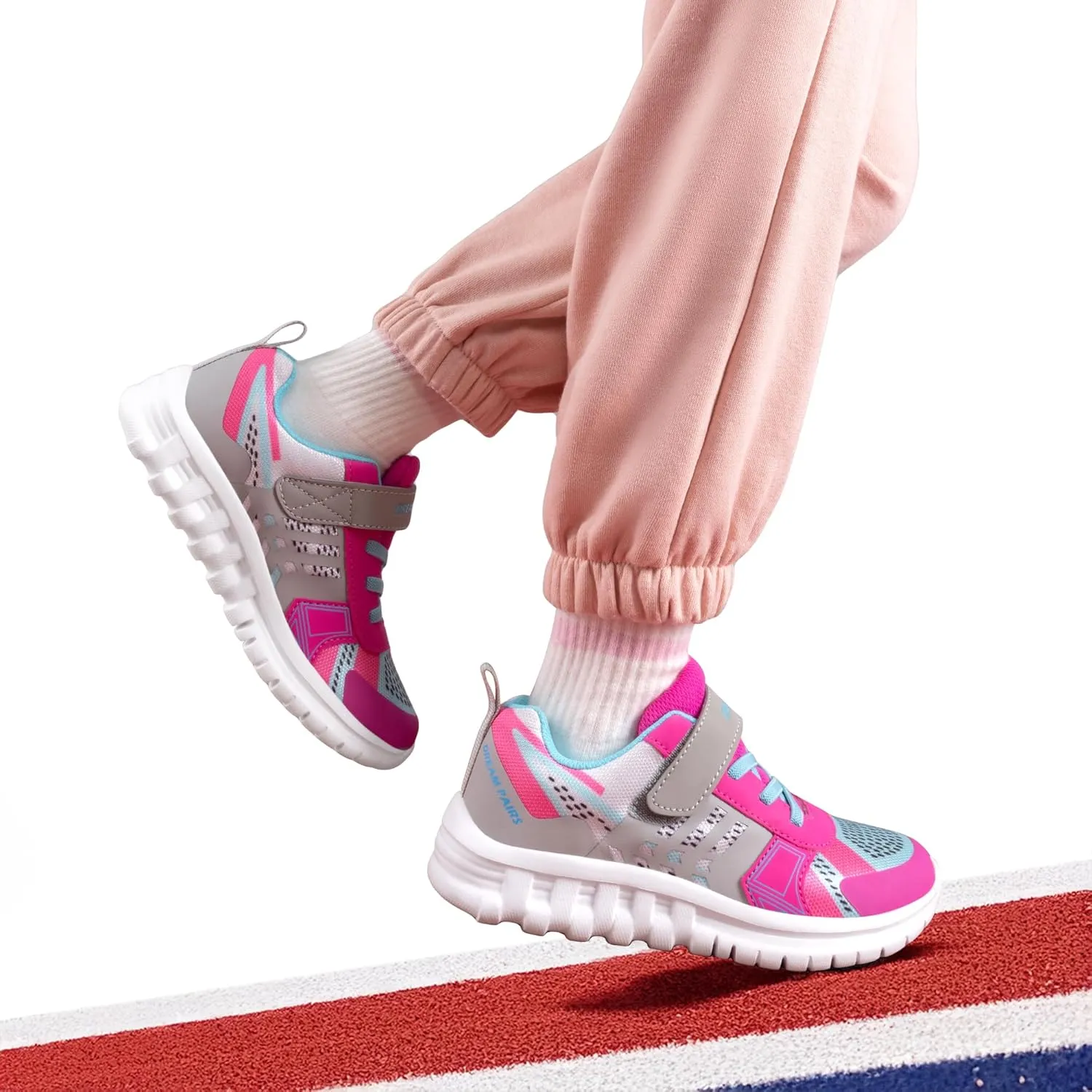 DREAM PAIRS Girls Boys Shoes Kids Tennis EZ-Ons Quicksteps School Sneakers Breathable Running Athletic Shoes