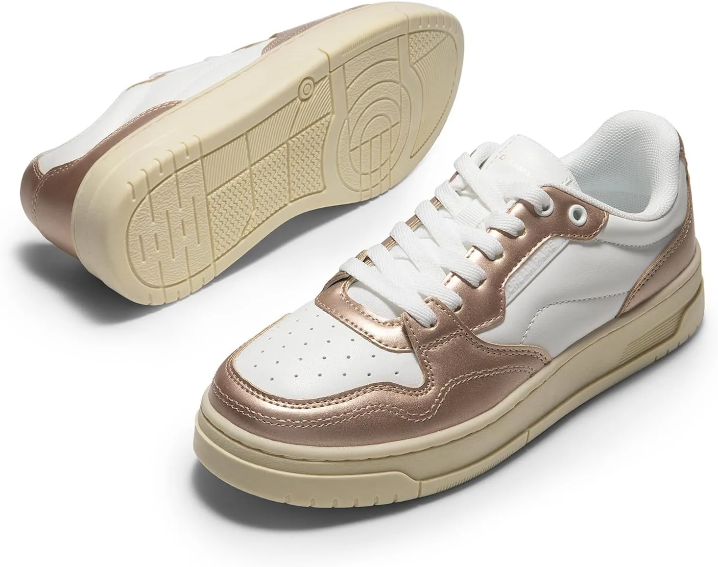 DREAM PAIRS Women's Fashion Walking Skateboard Court Sneakers Comfortable Low-Top Lace-Up Non-Slip Retro Vintage Casual Classic Athletic Shoes