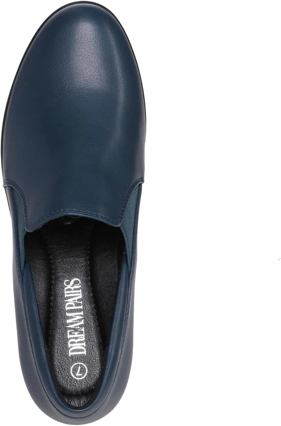 DREAM PAIRS Women's Low Chunky Block Heels Pumps Comfortable Slip-on Heeled Loafers Dress Work Shoes for Office Business