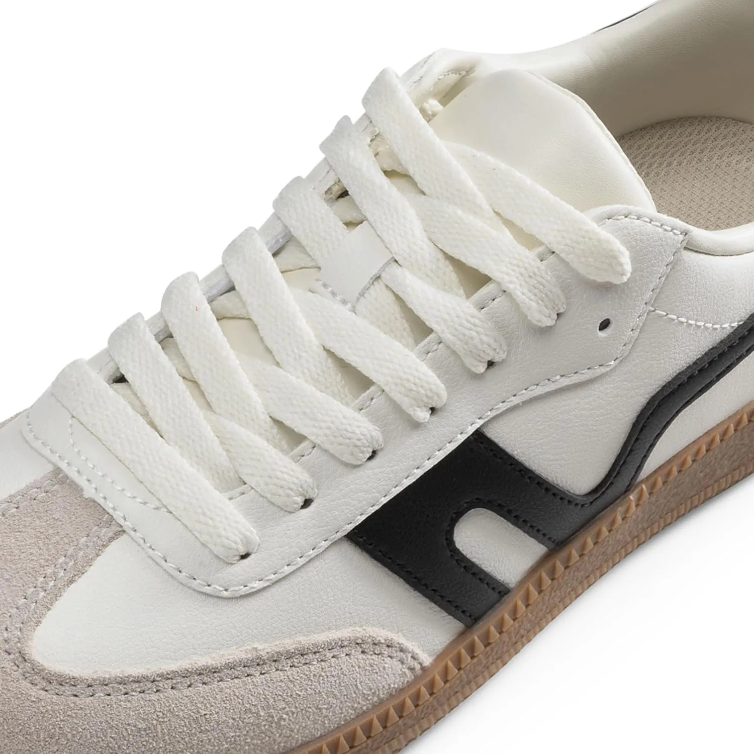 DREAM PAIRS Women's Tennis Sneakers Walking Nia Flat Low-Top Casual Lace-Up Comfortable Fashion Sneakers Shoes.