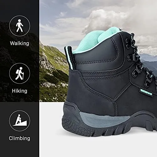 Edge Hiking Boots for Women - Waterproof Hi-Top Trekking Shoes