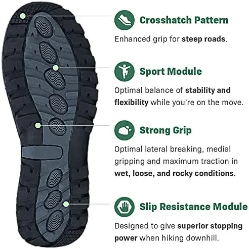 Edge Hiking Boots for Women - Waterproof Hi-Top Trekking Shoes