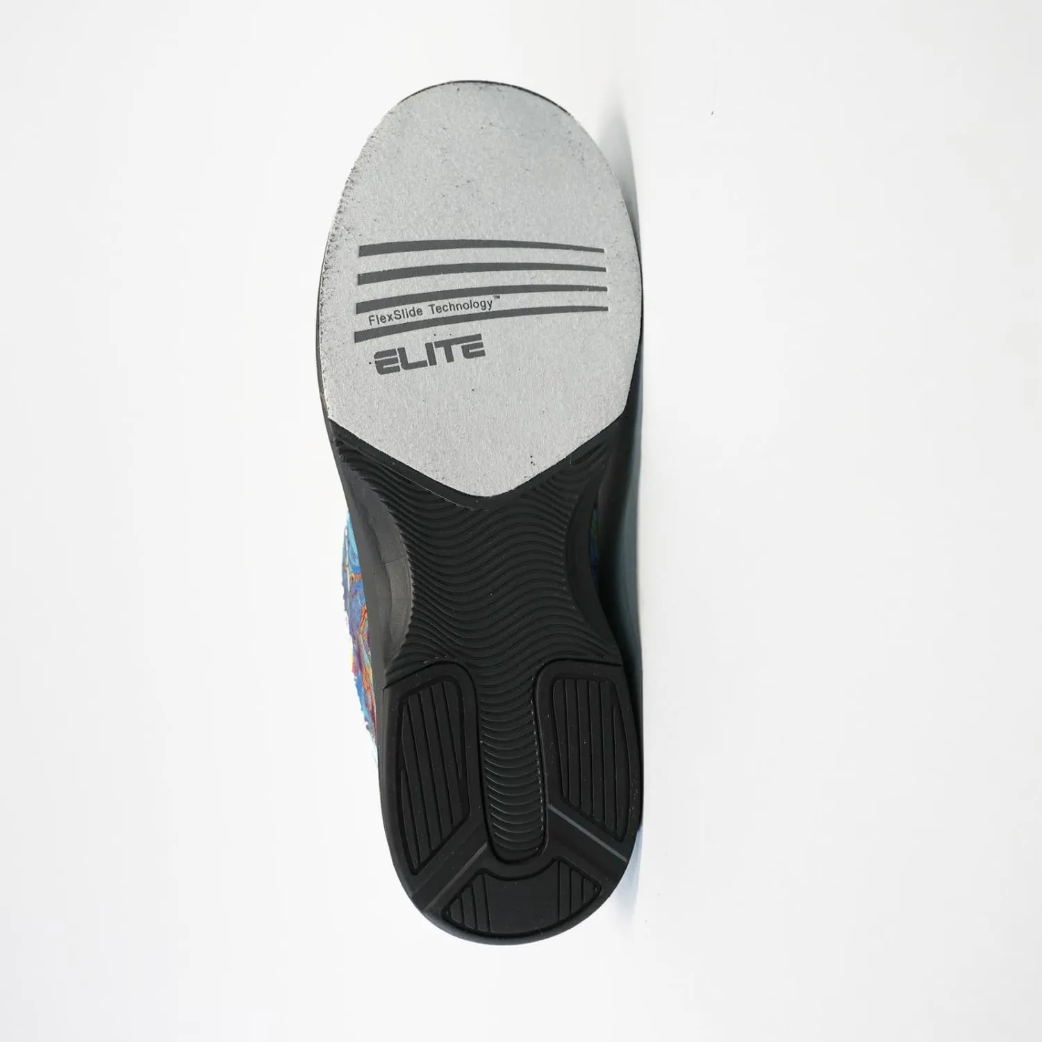 ELITE Women's Blue Swirl Bowling Shoes - Adjustable Fit, Slide Soles, Komfort-Lite Comfort, and Lightweight