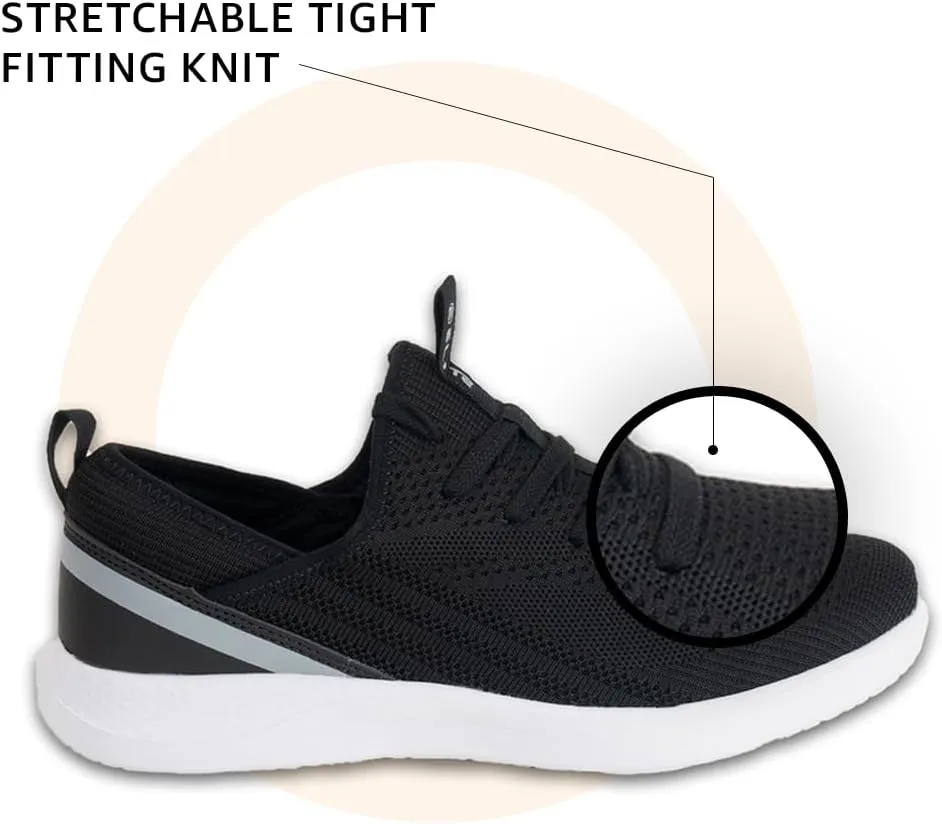 ELITE Women’s Shoes | Black, Grey, or White Sneakers for Women | Fits Comfortably | Great for Standing, Walking, The Gym, and Exercising | Lightweight and Breathable
