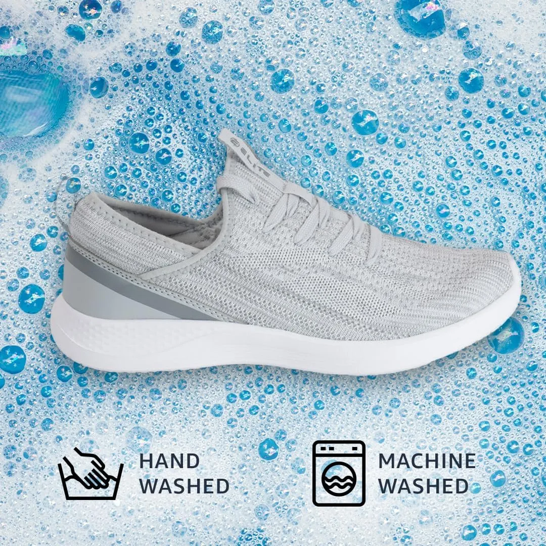 ELITE Women’s Shoes | Black, Grey, or White Sneakers for Women | Fits Comfortably | Great for Standing, Walking, The Gym, and Exercising | Lightweight and Breathable