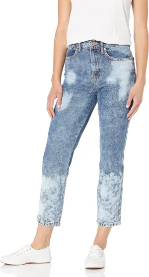 Ella Moss Women's High Waist Straight Leg Ankle Jean