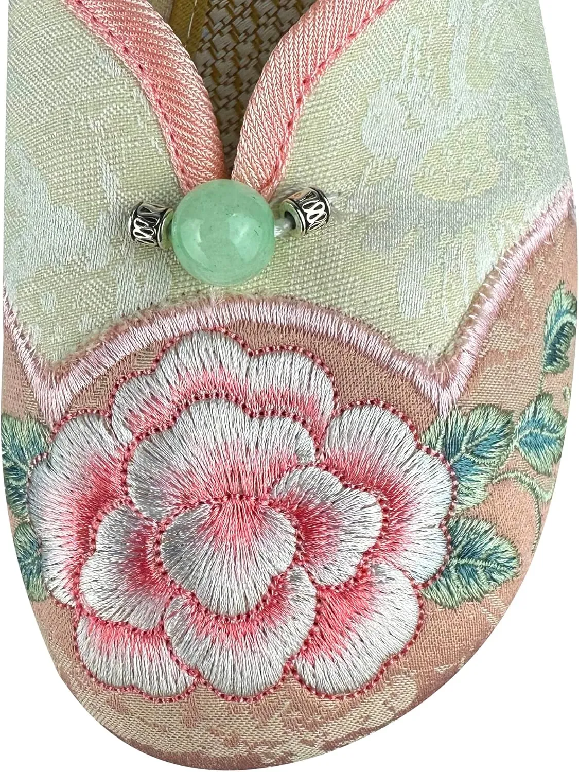 eYLun Women Flats Floral Embroidered Shoes Mary Jane Shoes Ballet Loafers Flats Slip On Shoes