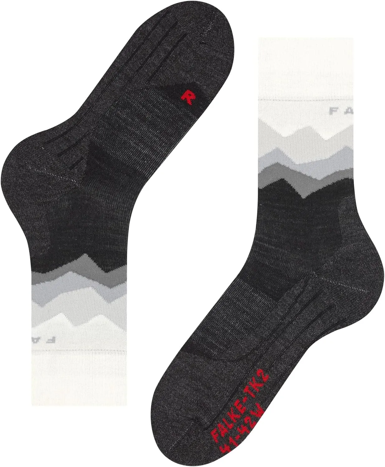 FALKE Women's TK2 Crest Hiking Socks, Merino Wool, More Colors, 1 Pair