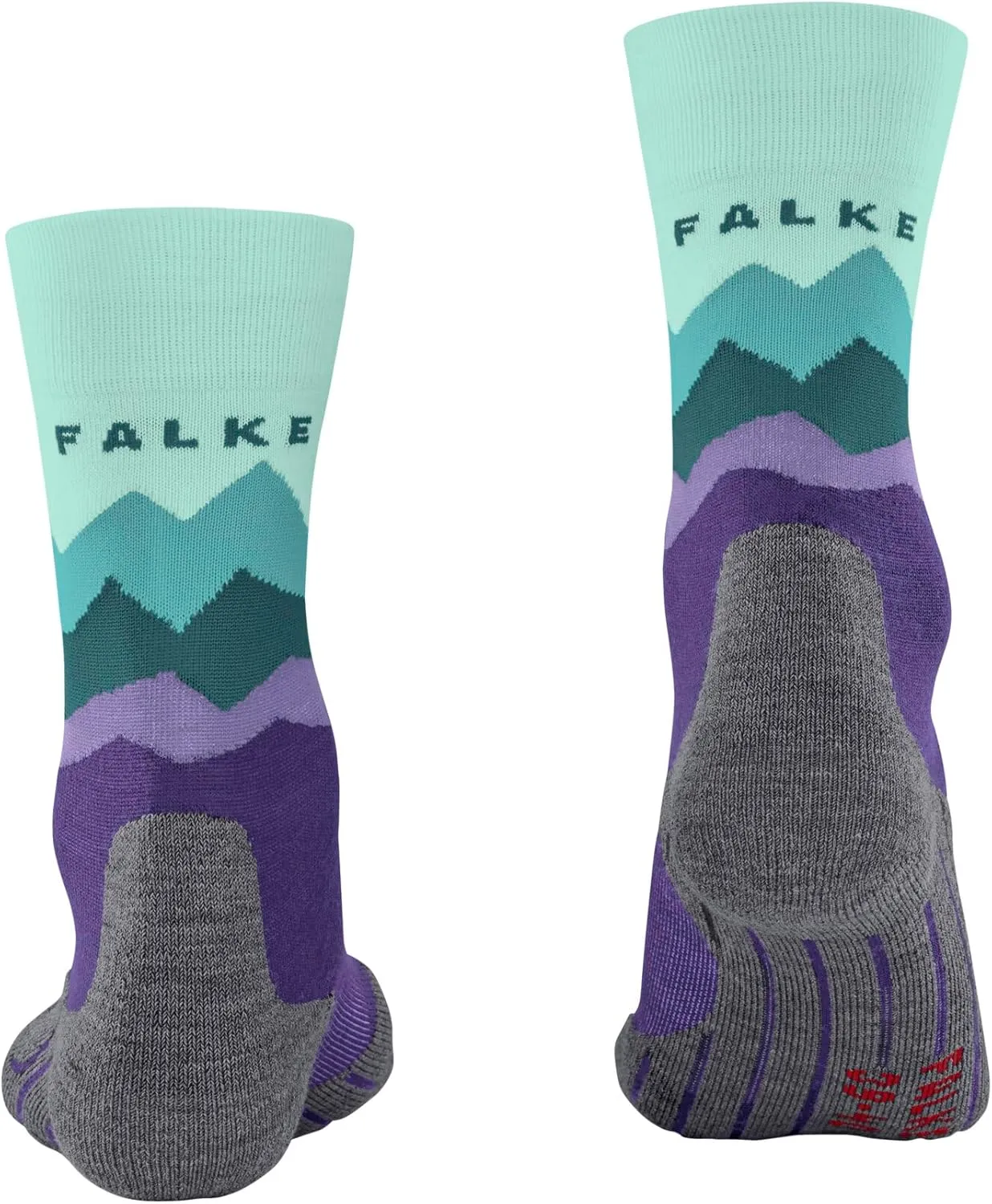 FALKE Women's TK2 Explore Crest Hiking Socks, Quick Dry Merino Wool, 1 Pair