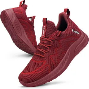 Feethit Women's Running Shoes Lightweight Breathable Walking Sneakers Non-Slip Tennis Gym Workout Athletic Shoes