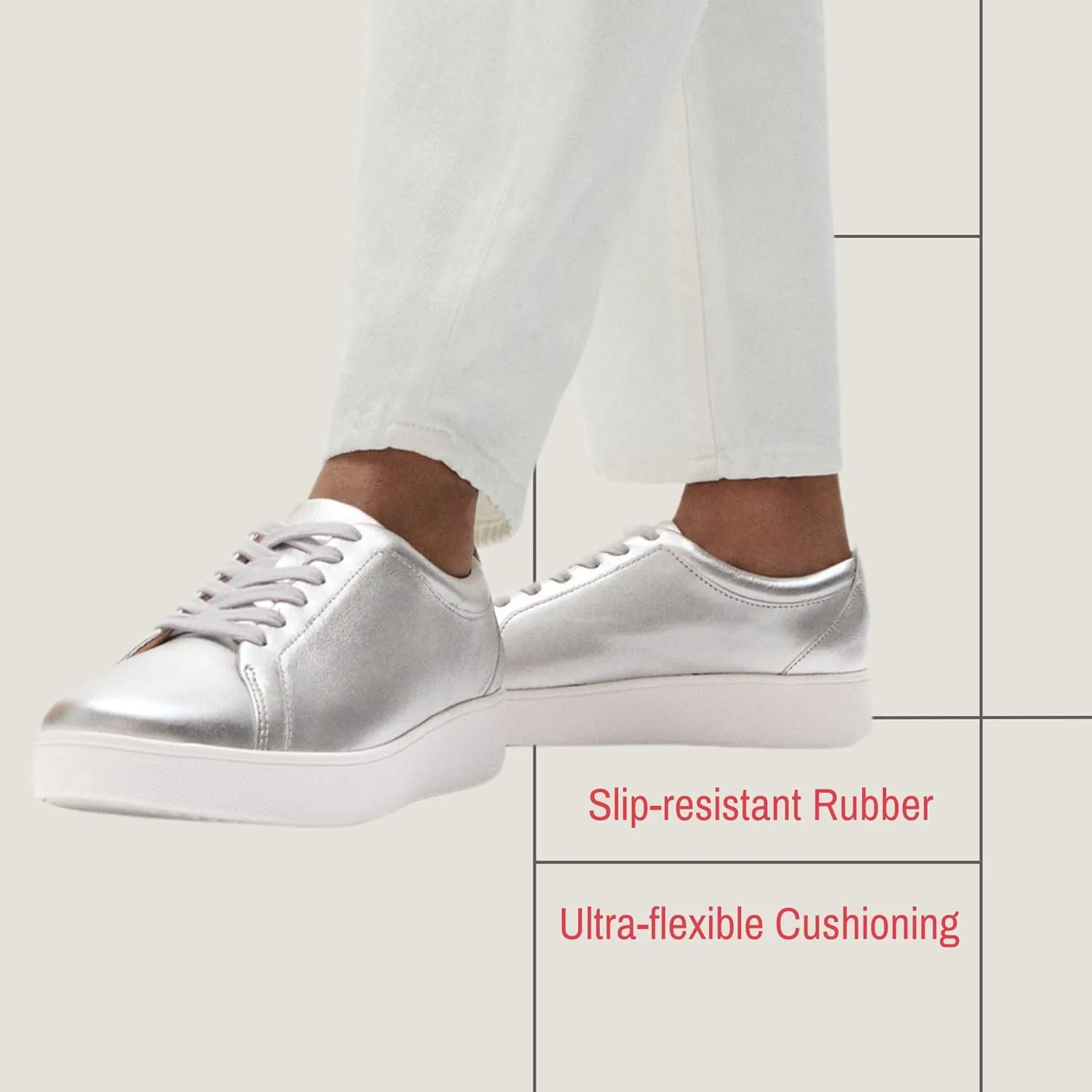 FitFlop Rally Leather Sneakers