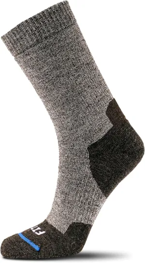 FITS Medium Hiker Merino Wool Crew Socks For Men and Women, Lightweight, Breathable, Hiking Socks, Whole Foot Comfort