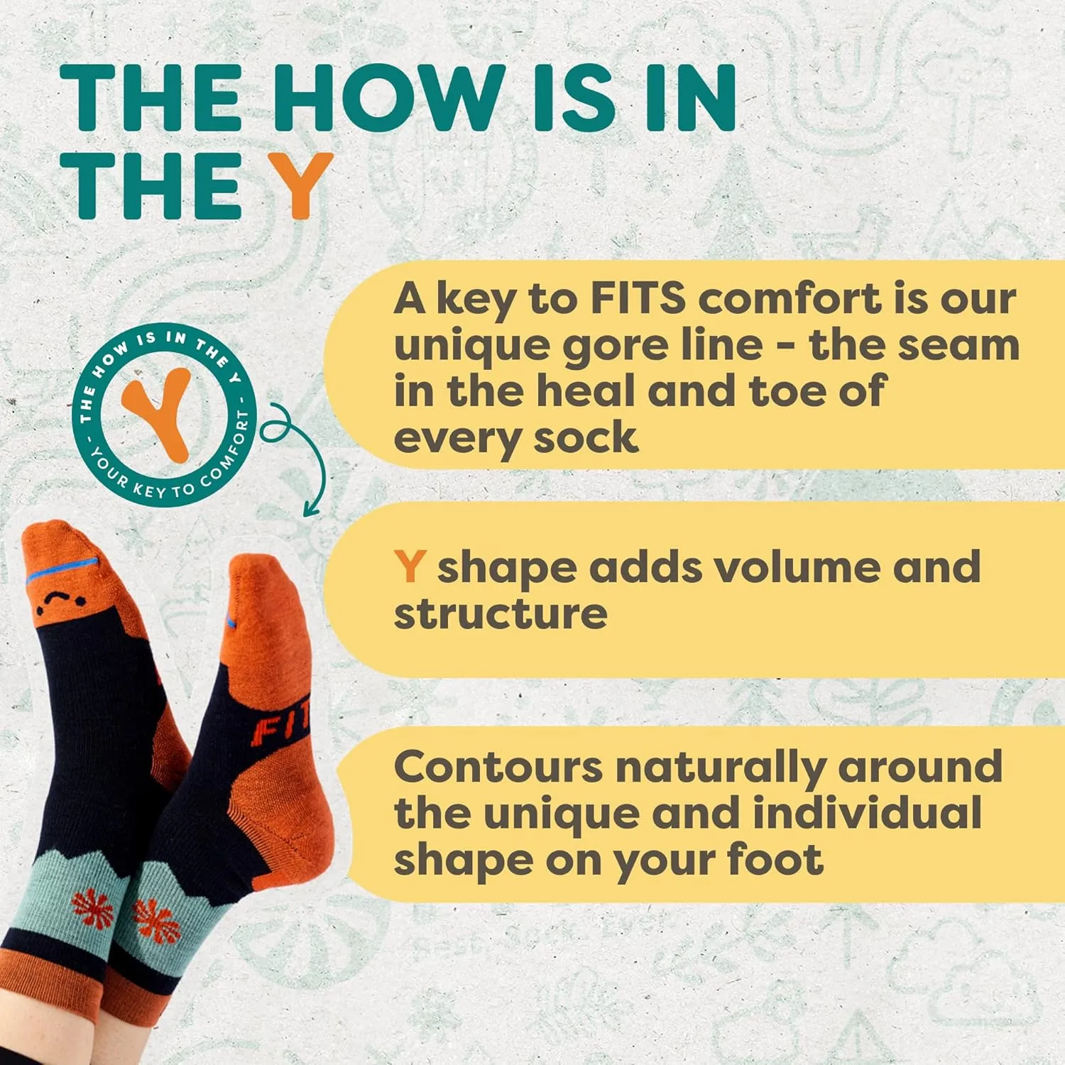 FITS Quarter Light Hiker Merino Wool Socks For Men and Women, Lightweight, Breathable, Odor Resistant, Whole Foot Comfort