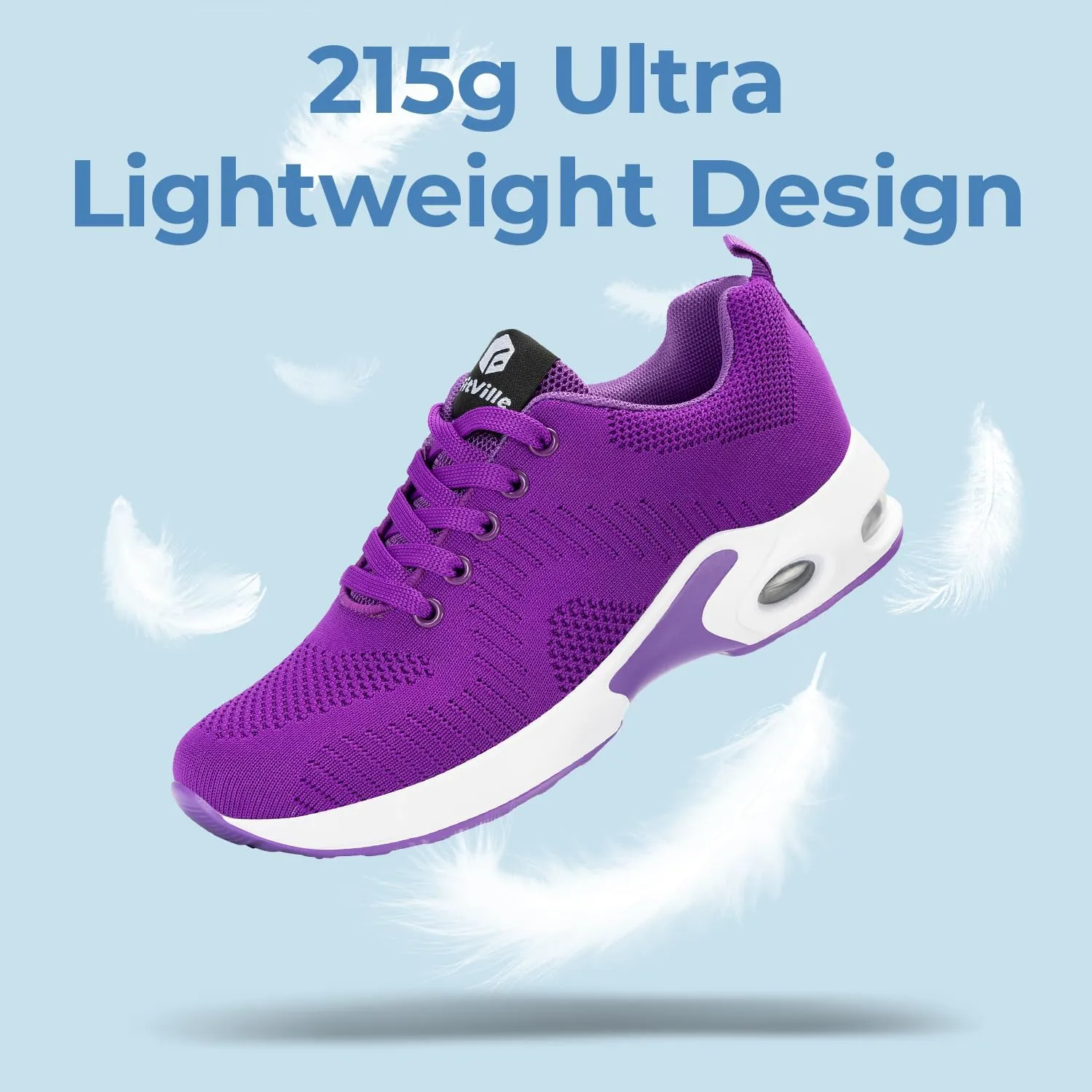 FitVille Women's Air Cushion Running Shoes Lightweight Tennis Shoes Breathable Gym Shoes
