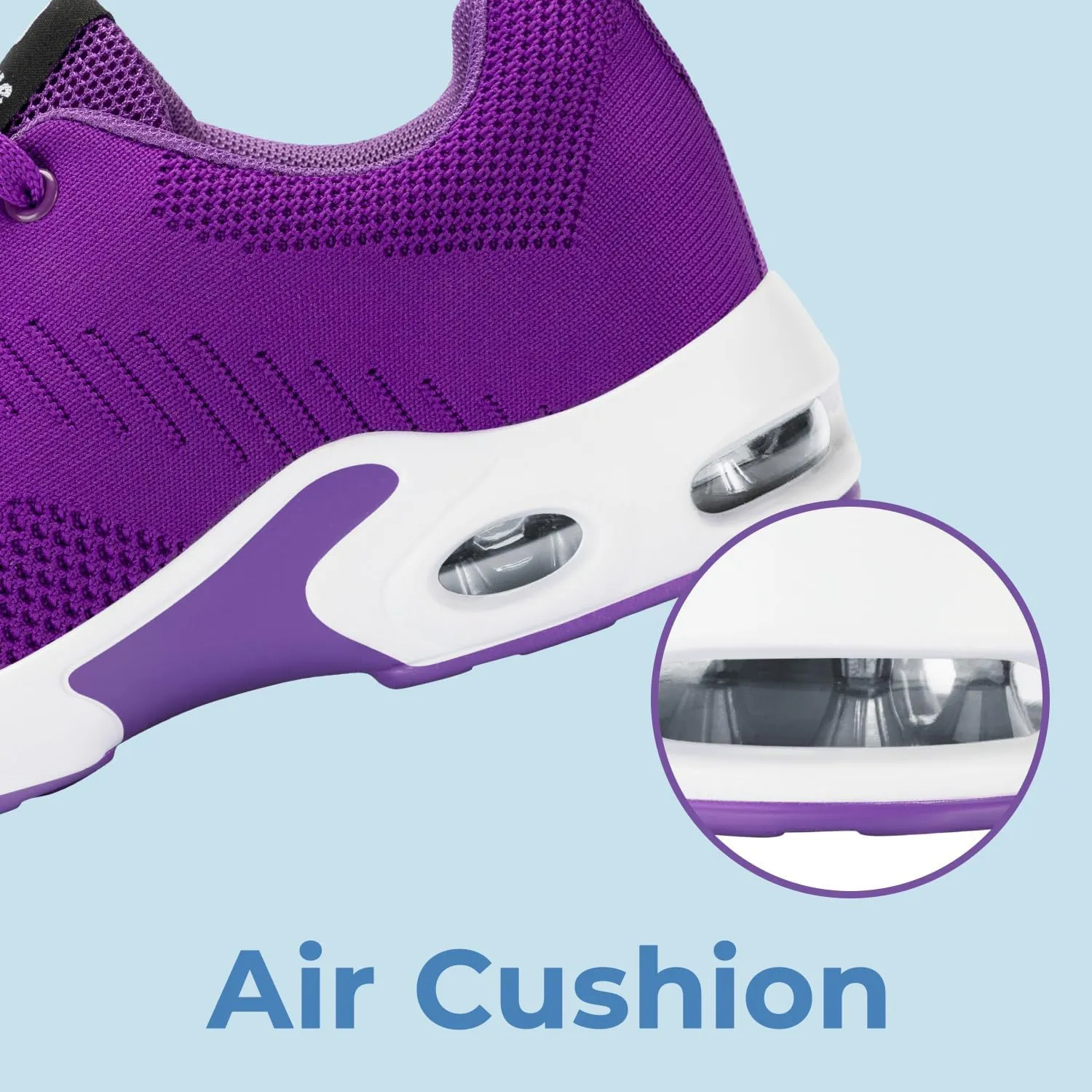FitVille Women's Air Cushion Running Shoes Lightweight Tennis Shoes Breathable Gym Shoes