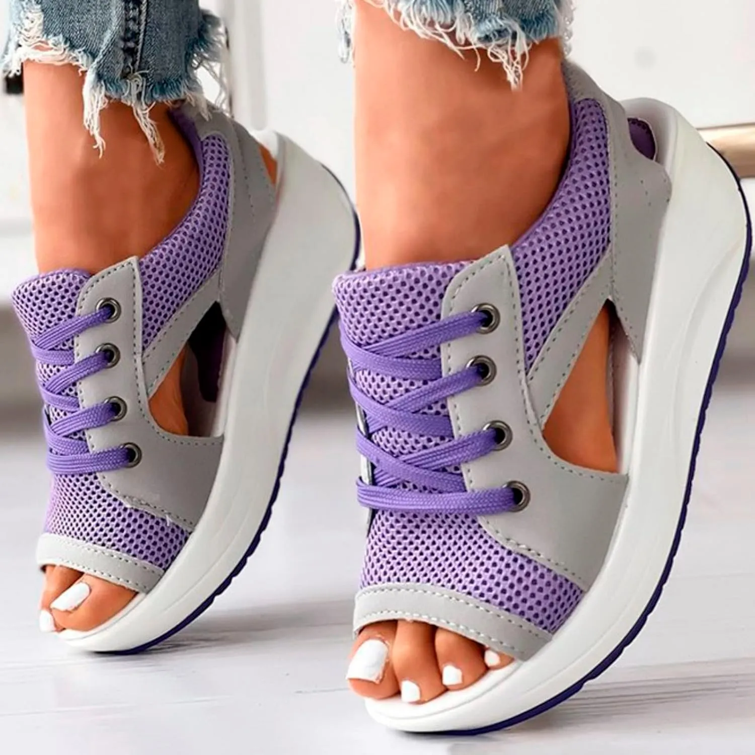 Flip Flops Arch Support Womens Platform Sandals Women Chunky Heel 2023 Sandals for Woman