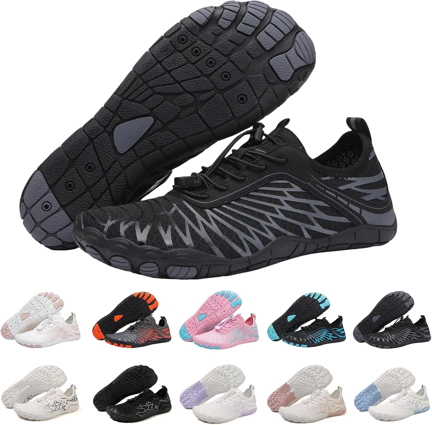 Footwear for Women Men Waterproof Barefoot Shoes Running Breathable Healthy & Non-Slip Hiking Walking Shoes 2025 Summer