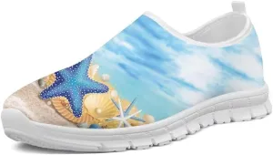Forchrinse Hawaiian Palm Red Sky Sunset Womens Slip on Shoes Comfort Arch Support Loafers for Men Walking Sneakers Causal Travel Work Shoes Lightweight
