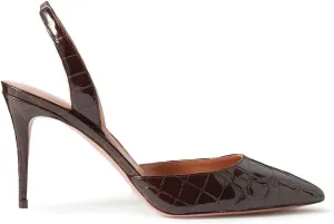 FOWT Beige Slip On C-Shaped Single Strap Backless Elastic Band Pumps for Women Closed Pointed Toe High Stiletto Heel Mules Dress Shoes for Party Wedding Office Full Size 4-16 M US