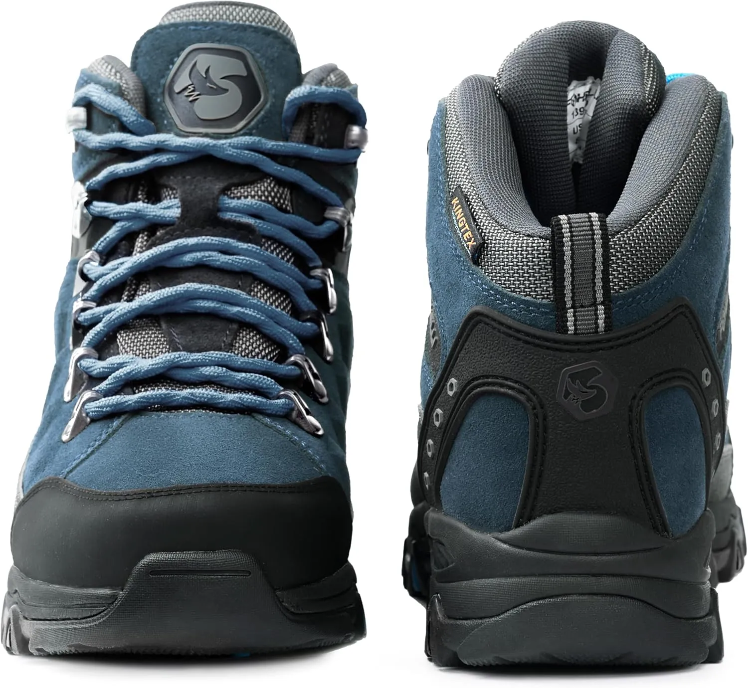 Foxelli Women’s Hiking Boots - Waterproof Lightweight & Breathable Suede Leather
